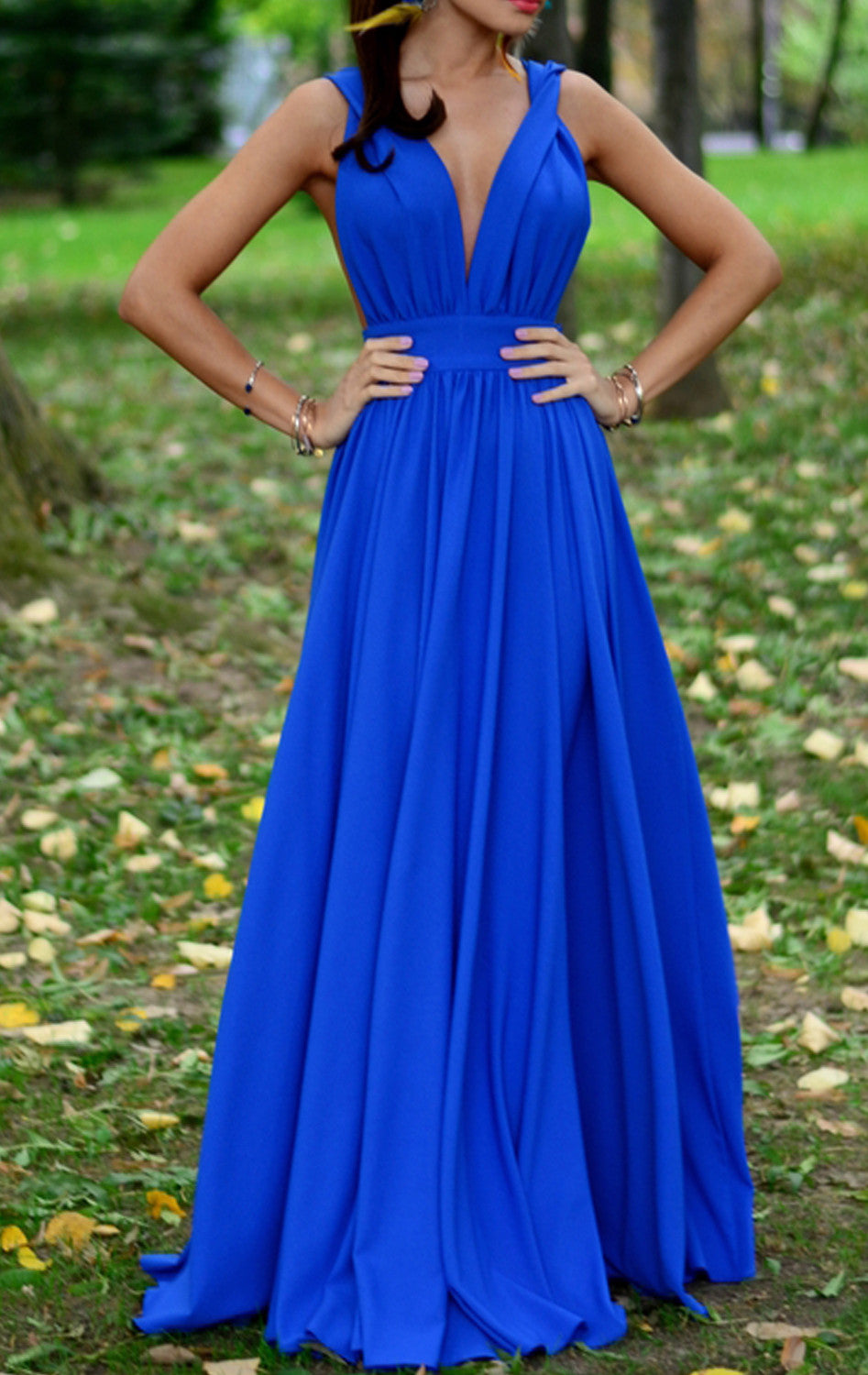 slim fit dress slacks Off-The-Shoulder Long Blue Prom Dress with Glitterss French Blue / 16