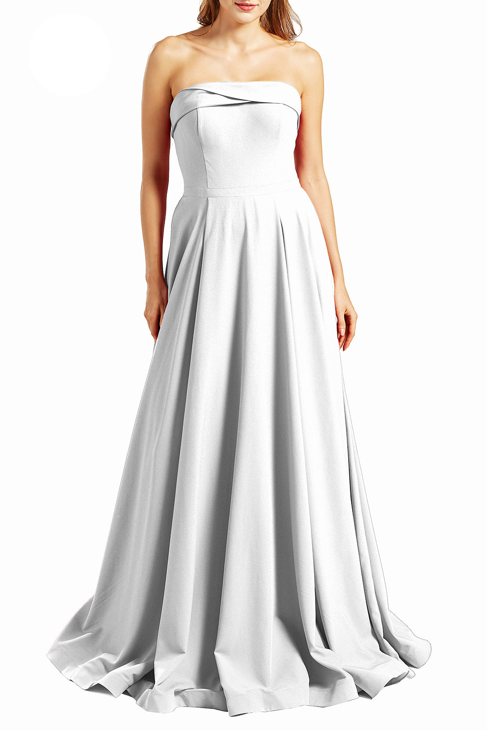 MACloth Vestidos de fiesta para mujer sin tirantes, largos, formales, de noche, estilo militar