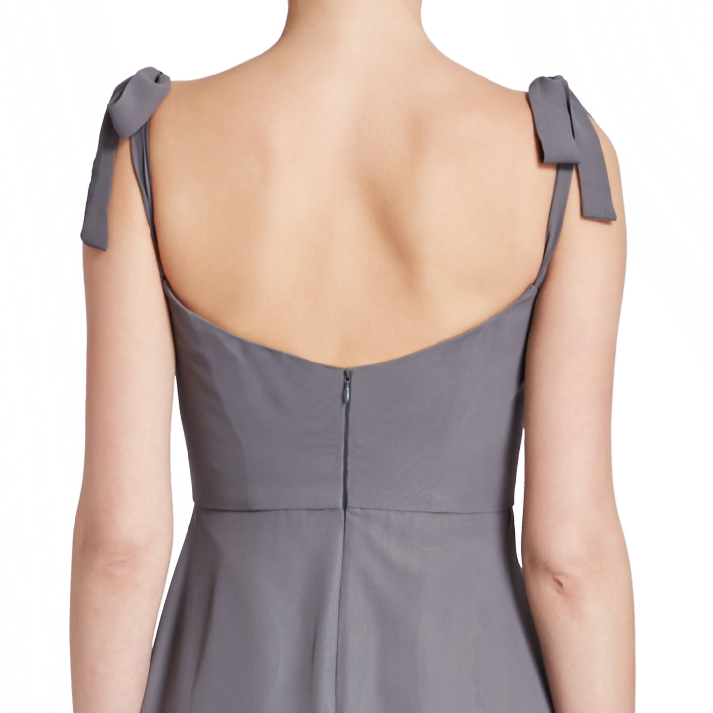 MACloth Damen Chiffon A-Linie Langes, hübsches Brautjungfernkleid für Hochzeit