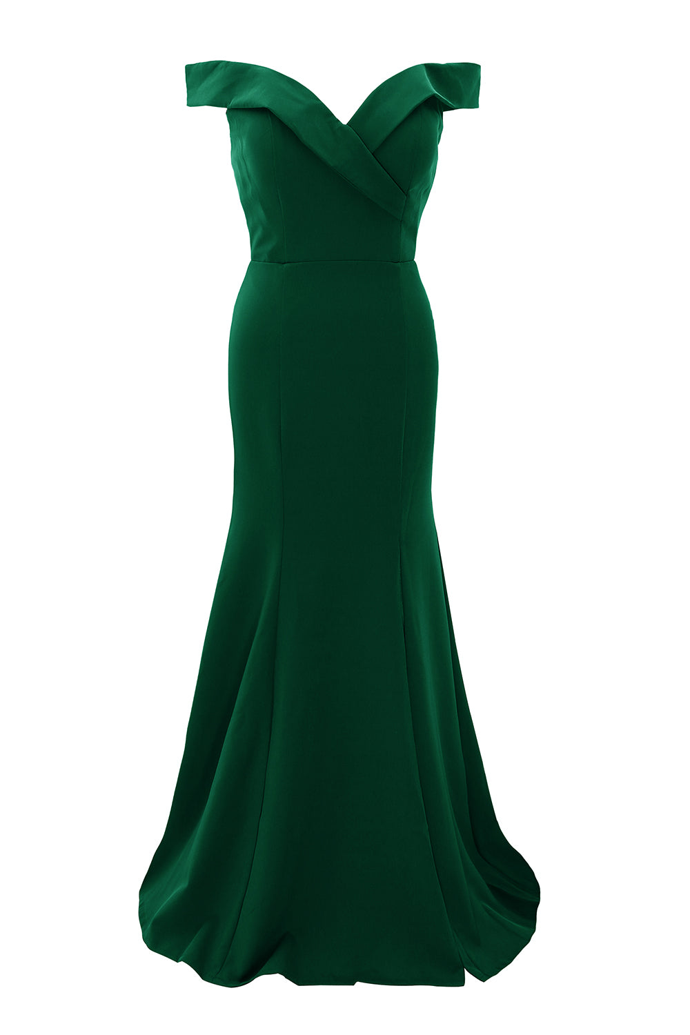 MACloth Vestido largo de sirena con hombros descubiertos para fiesta de boda, vestido formal de graduación para mujer