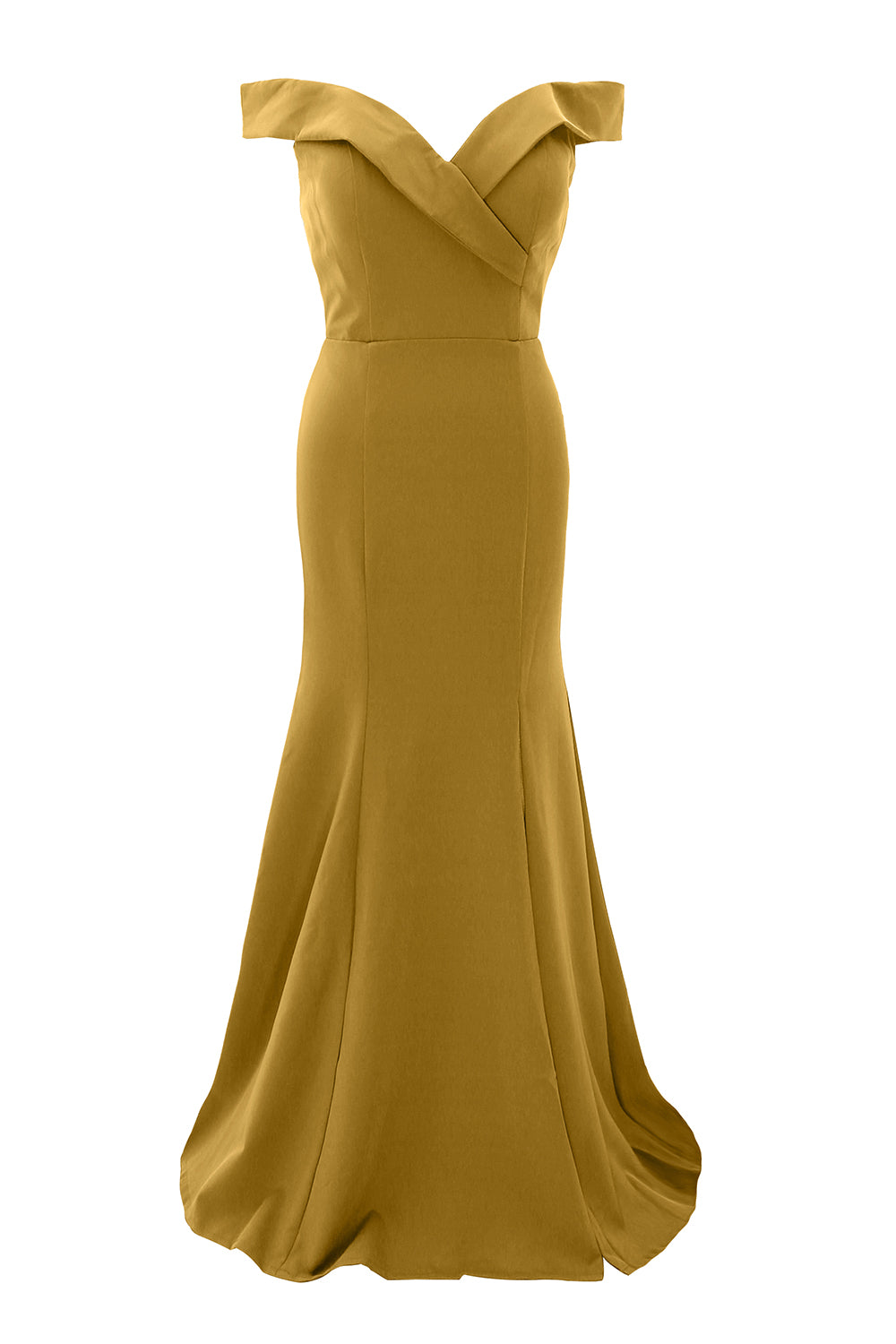 MACloth Vestido largo de sirena con hombros descubiertos para fiesta de boda, vestido formal de graduación para mujer