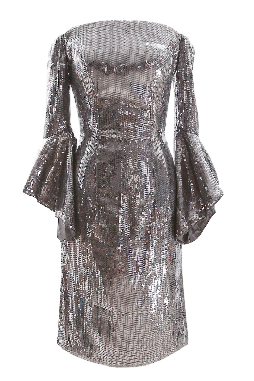 MACloth Bell Sleeve Short Off Shoulder Homecoming Cocktail Dresses for Women