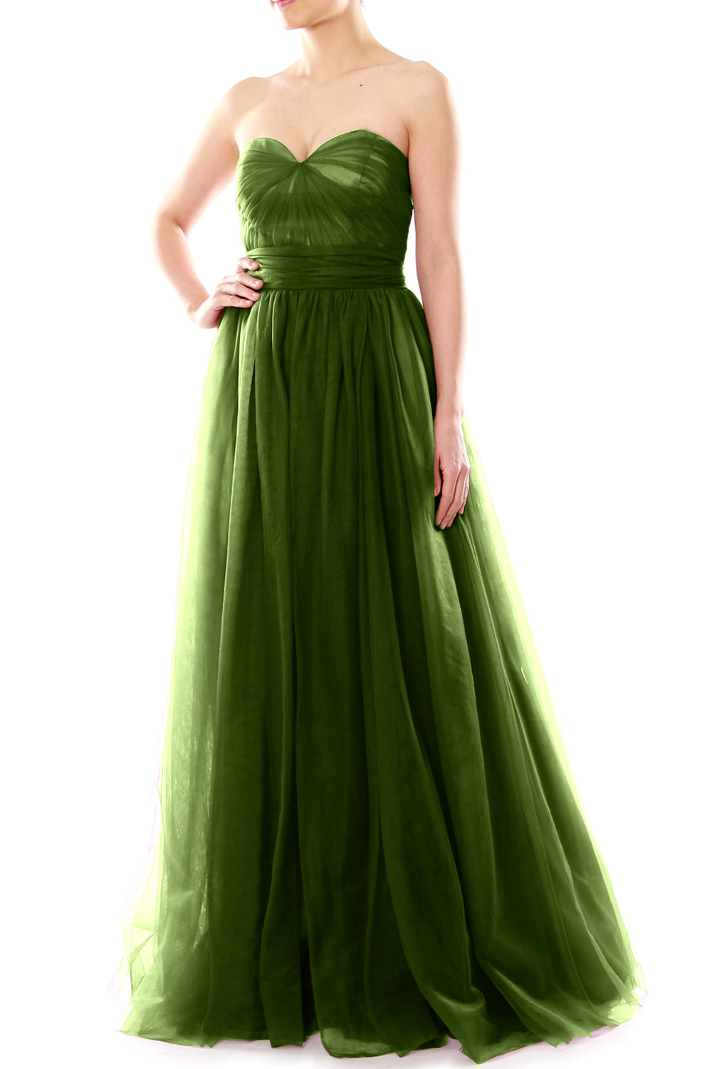 MACloth Damen-Kleid, fließend, wandelbar, lang, für Hochzeit, Party, Brautjungfern