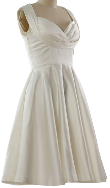 MACloth Women Fitted Sweetheart Knee Length Wedding Party Bridesmaid Dress
