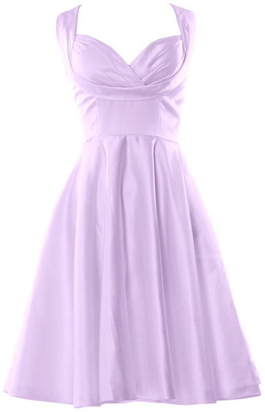 MACloth Women Fitted Sweetheart Knee Length Wedding Party Bridesmaid Dress