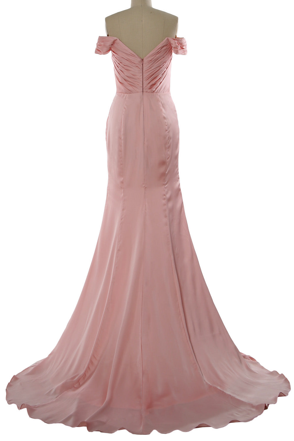 MACloth Damen Schulterfrei mit Blumen Langes Ballkleid 2018 Abendkleid Formales Kleid