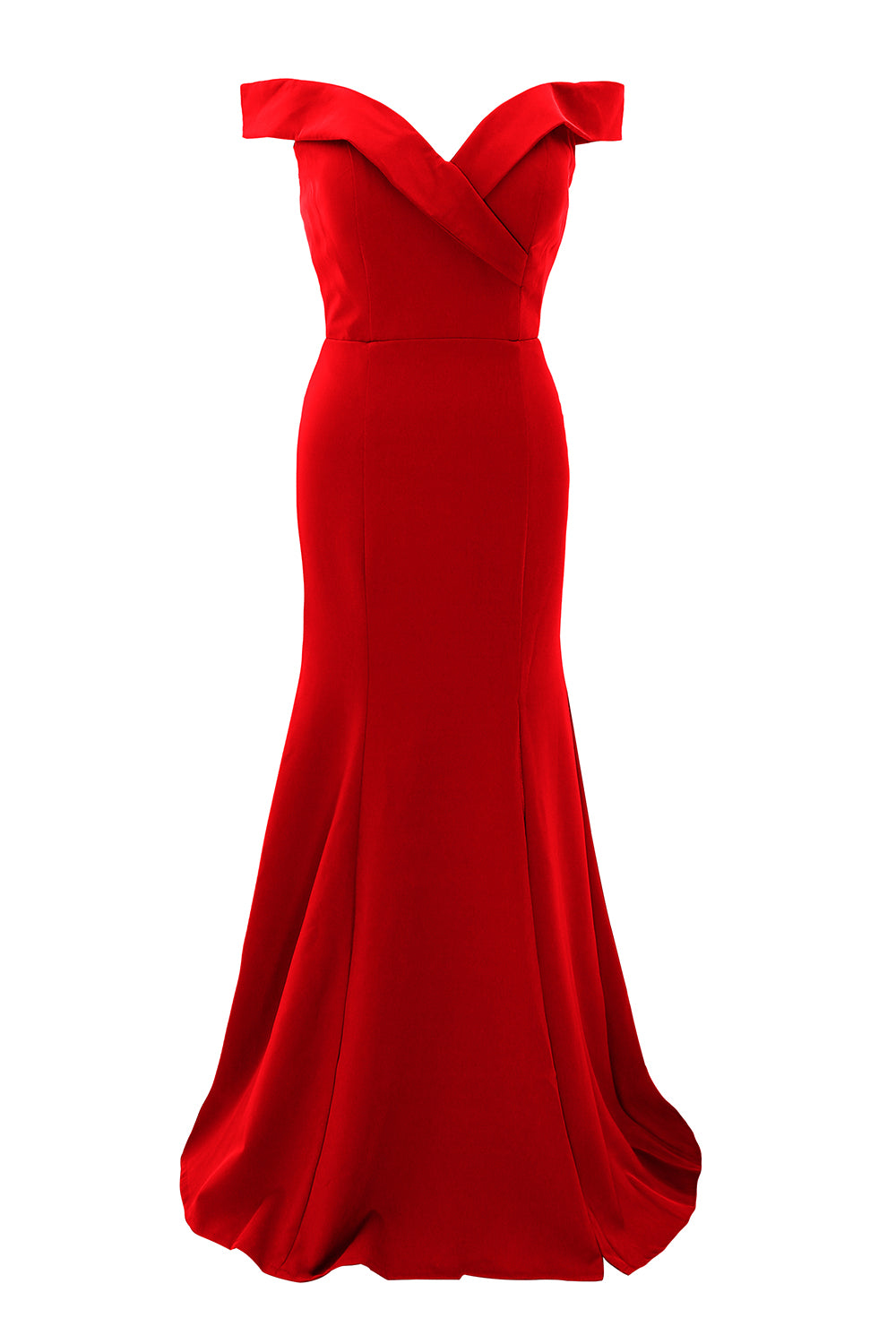 MACloth Vestido largo de sirena con hombros descubiertos para fiesta de boda, vestido formal de graduación para mujer