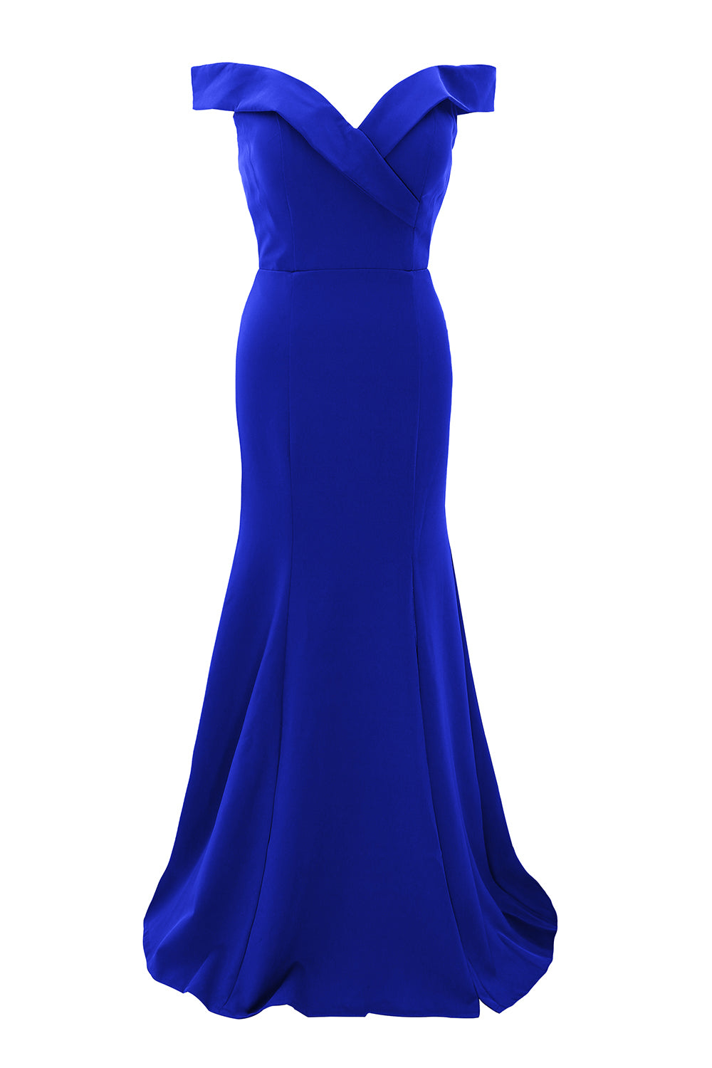 MACloth Vestido largo de sirena con hombros descubiertos para fiesta de boda, vestido formal de graduación para mujer