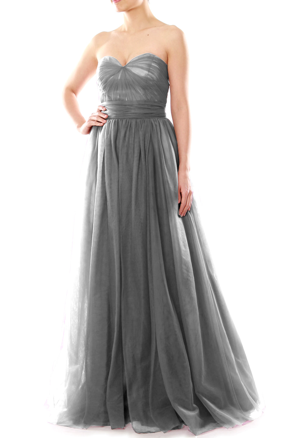MACloth Damen-Kleid, fließend, wandelbar, lang, für Hochzeit, Party, Brautjungfern