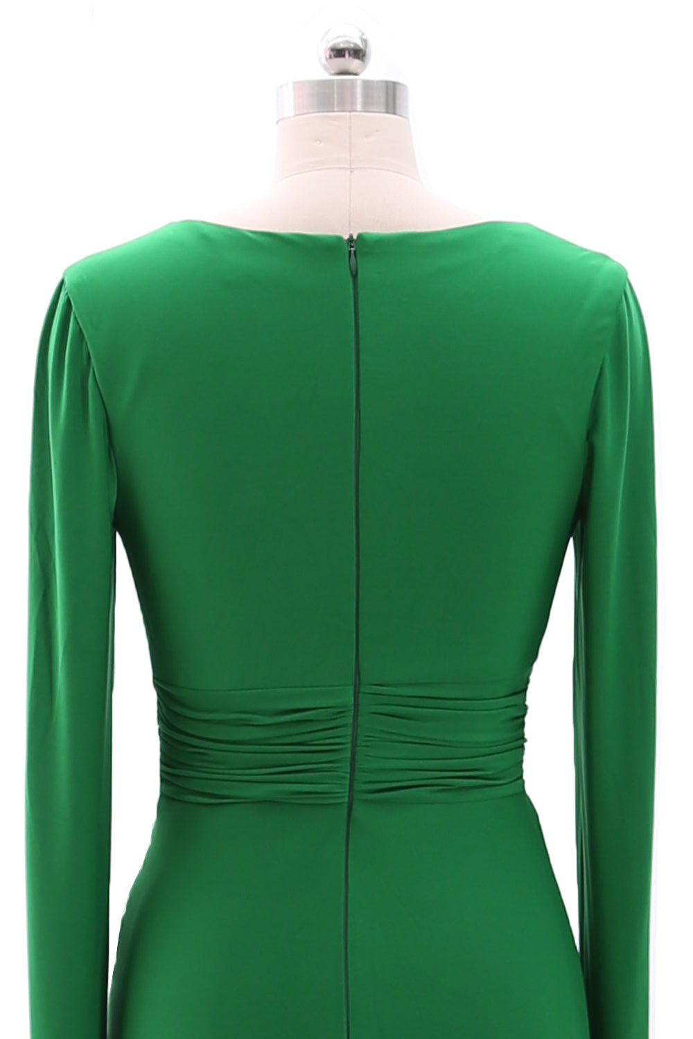 MACloth Langes Abendkleid für die Brautmutter für Damen, langärmelig, V-Ausschnitt