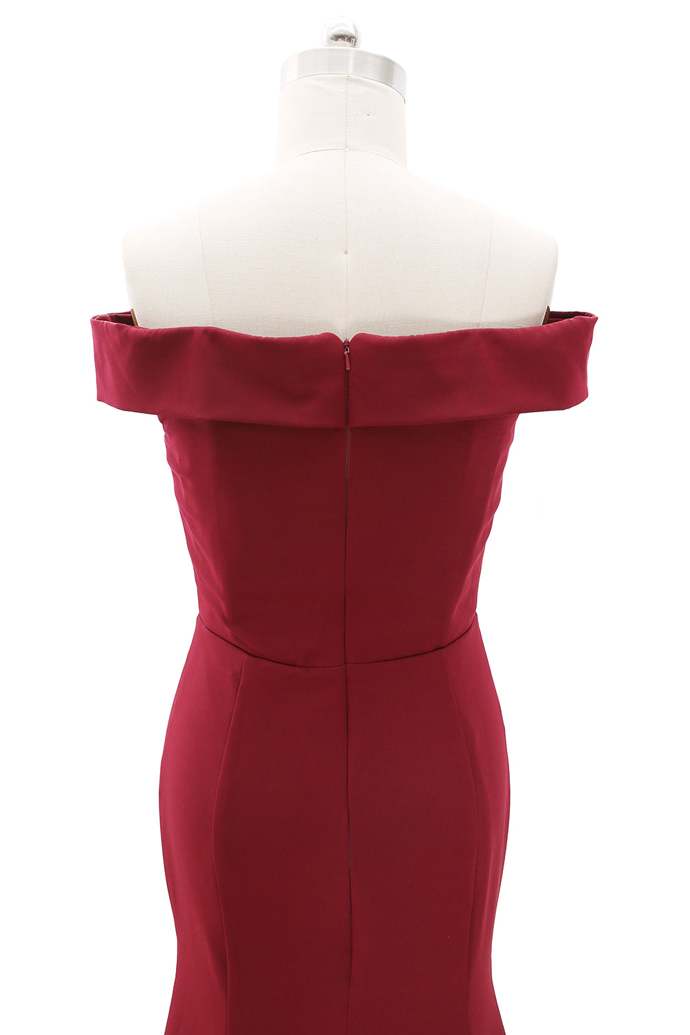 MACloth Vestido largo de sirena con hombros descubiertos para fiesta de boda, vestido formal de graduación para mujer