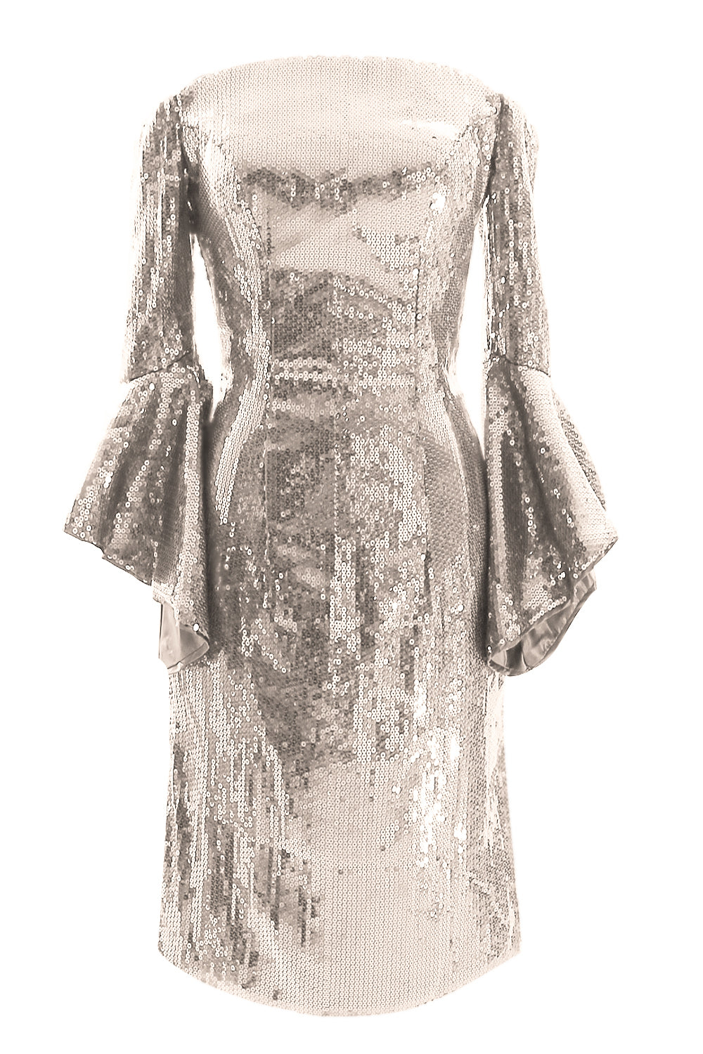 MACloth Bell Sleeve Short Off Shoulder Homecoming Cocktail Dresses for Women