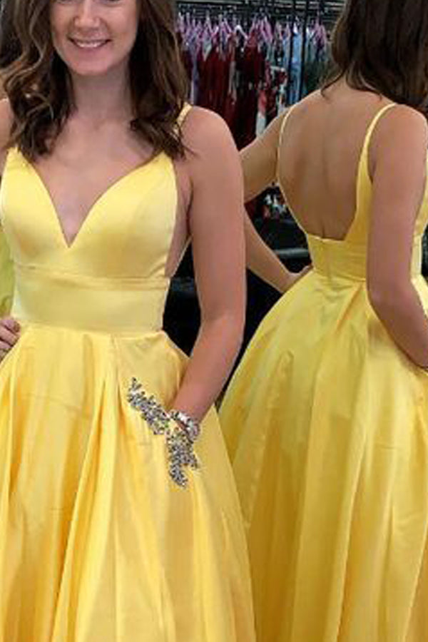 Vestido corto de satén con escote en V y tirantes MACloth para fiesta de graduación y cóctel en color burdeos