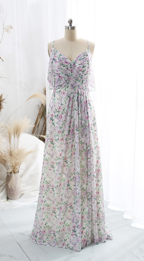 MissJophiel Women V Neck Off the Shoulder Floor length Wedding Bride Party Bridesmaid Guest Causal Dresses