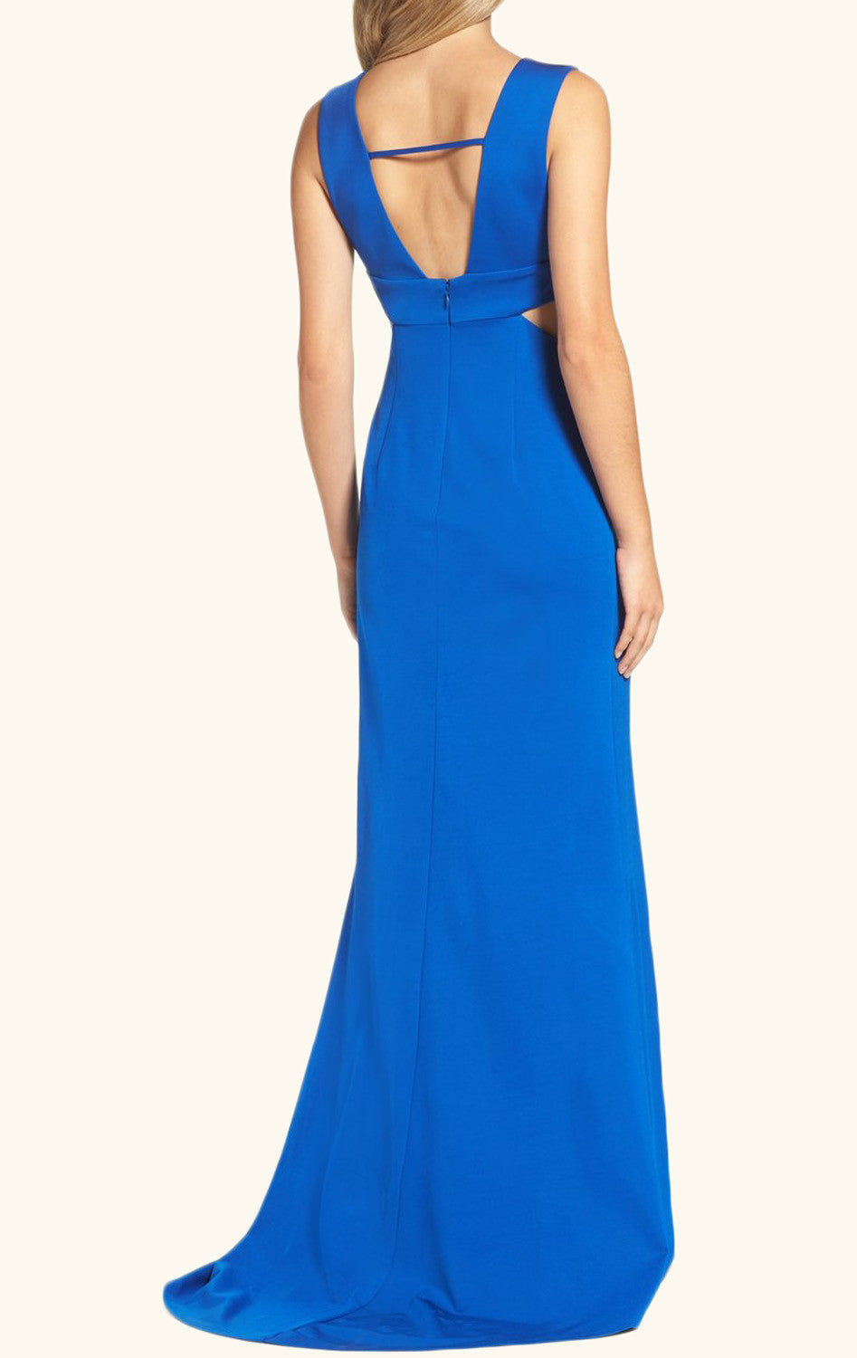 MACloth Straps V Neck Sheath Jersey Long Prom Dress Royal Blue Formal Gown Royal Blue / Above Knee / US14 MACloth Straps V Neck Sheath Jersey Long Prom Dress Royal Blue Formal Gown Royal Blue / Above Knee / US14
