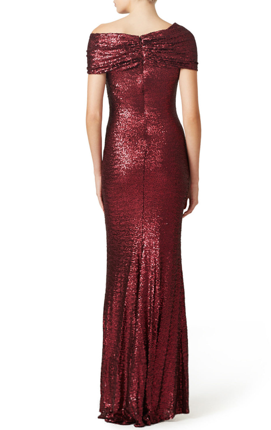 MACloth Off the Shoulder Sheath Sequin Formal Gown Burgundy Evening Dr MACloth Off the Shoulder Sheath Sequin Formal Gown Burgundy Evening Dr