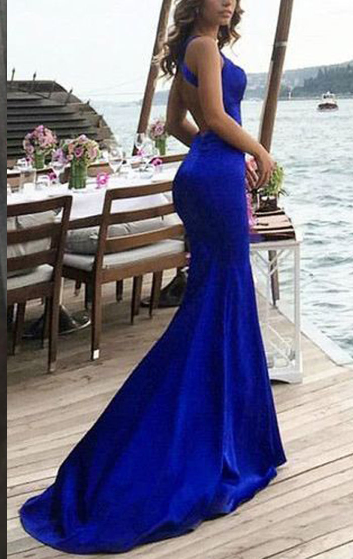 sexy jersey dress Stretch Luxe Jersey Dress for Prom & Bridesmaids with Sexy Formal Gown, Shoulder Bodice & Leg Slit Sale
