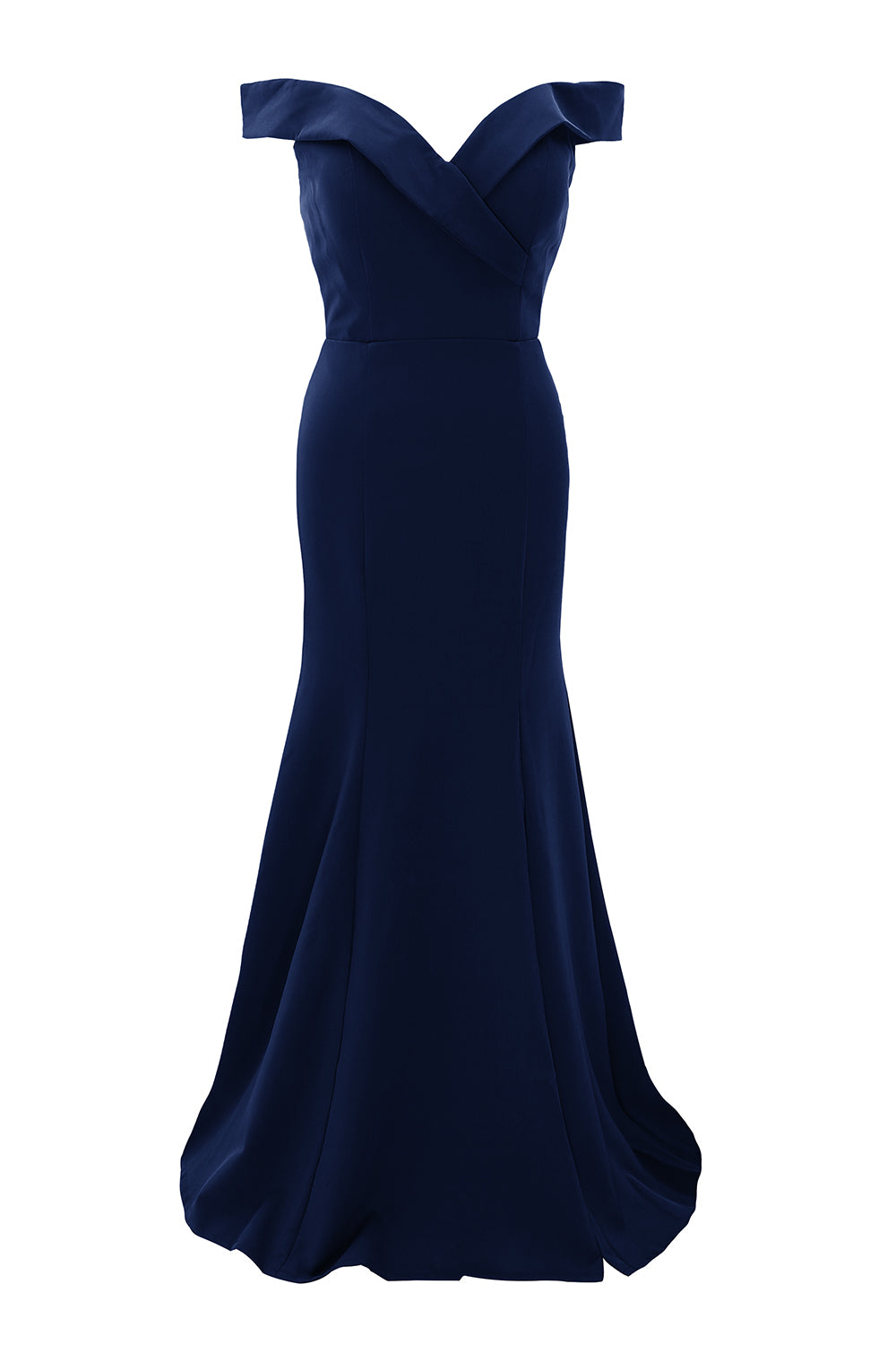 MACloth Vestido largo de sirena con hombros descubiertos para fiesta de boda, vestido formal de graduación para mujer