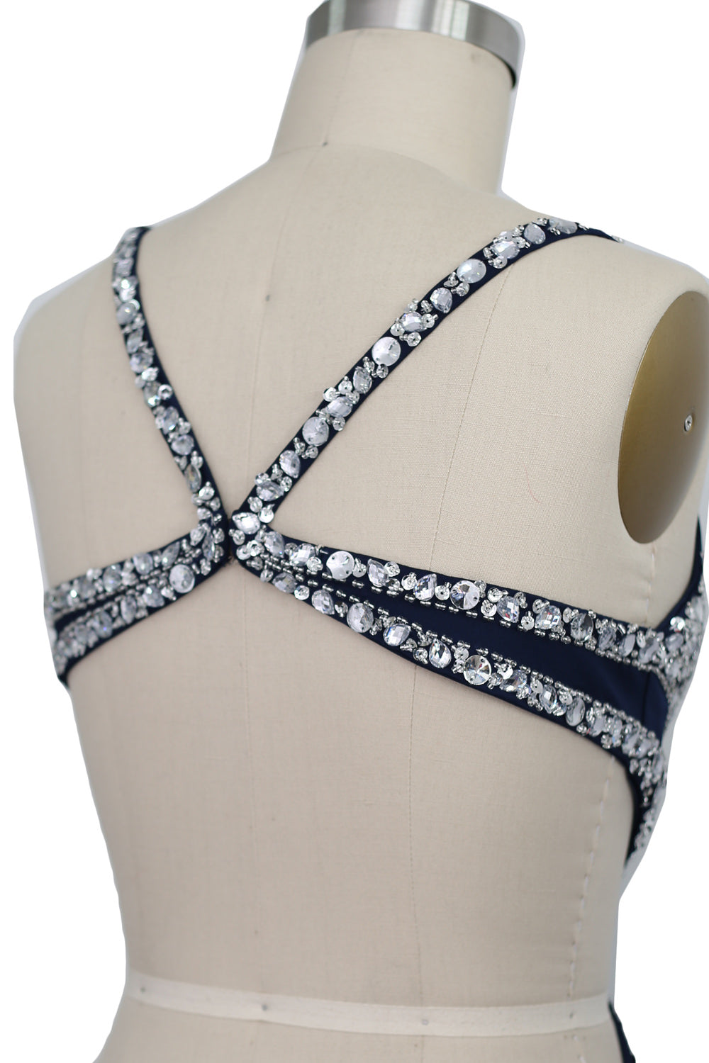 MACloth Damen-Kleid, lang, V-Ausschnitt, sexy, Meerjungfrau, Abschlussball, Partykleid, formelles Abendkleid