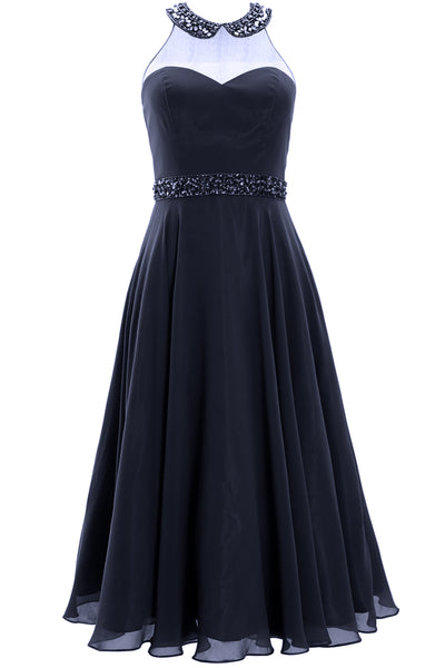 MACloth Women 2019 Beaded Short Prom Homecoming Cocktail Dress tea length midi