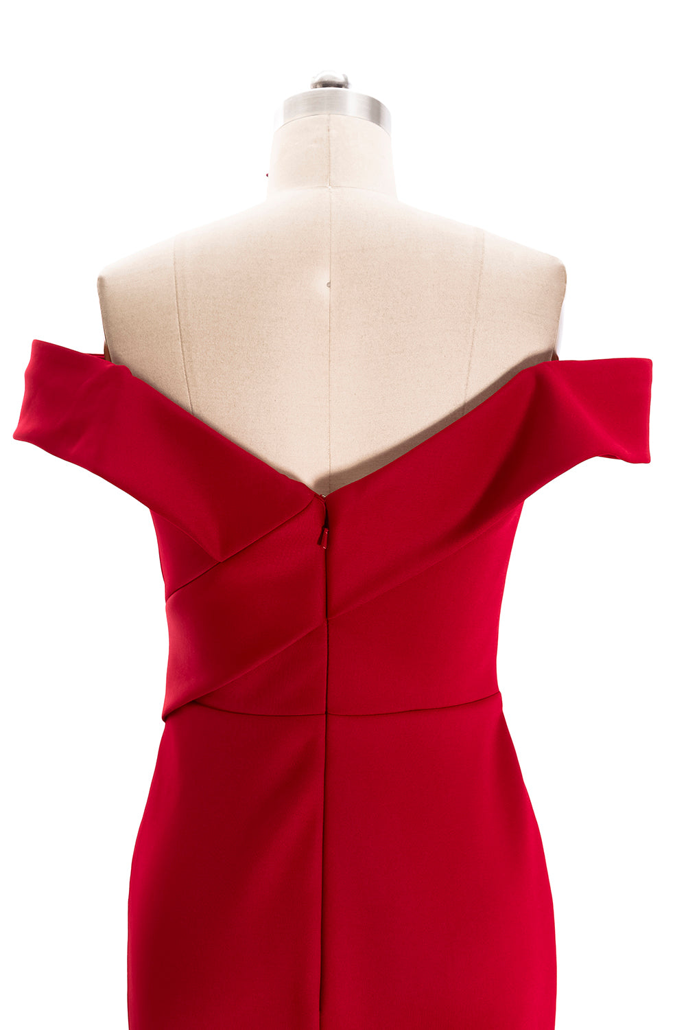 MACloth Damen Schulterfreies Meerjungfrauenkleid Lang Formales Ballkleid Hochzeitsfeierkleid