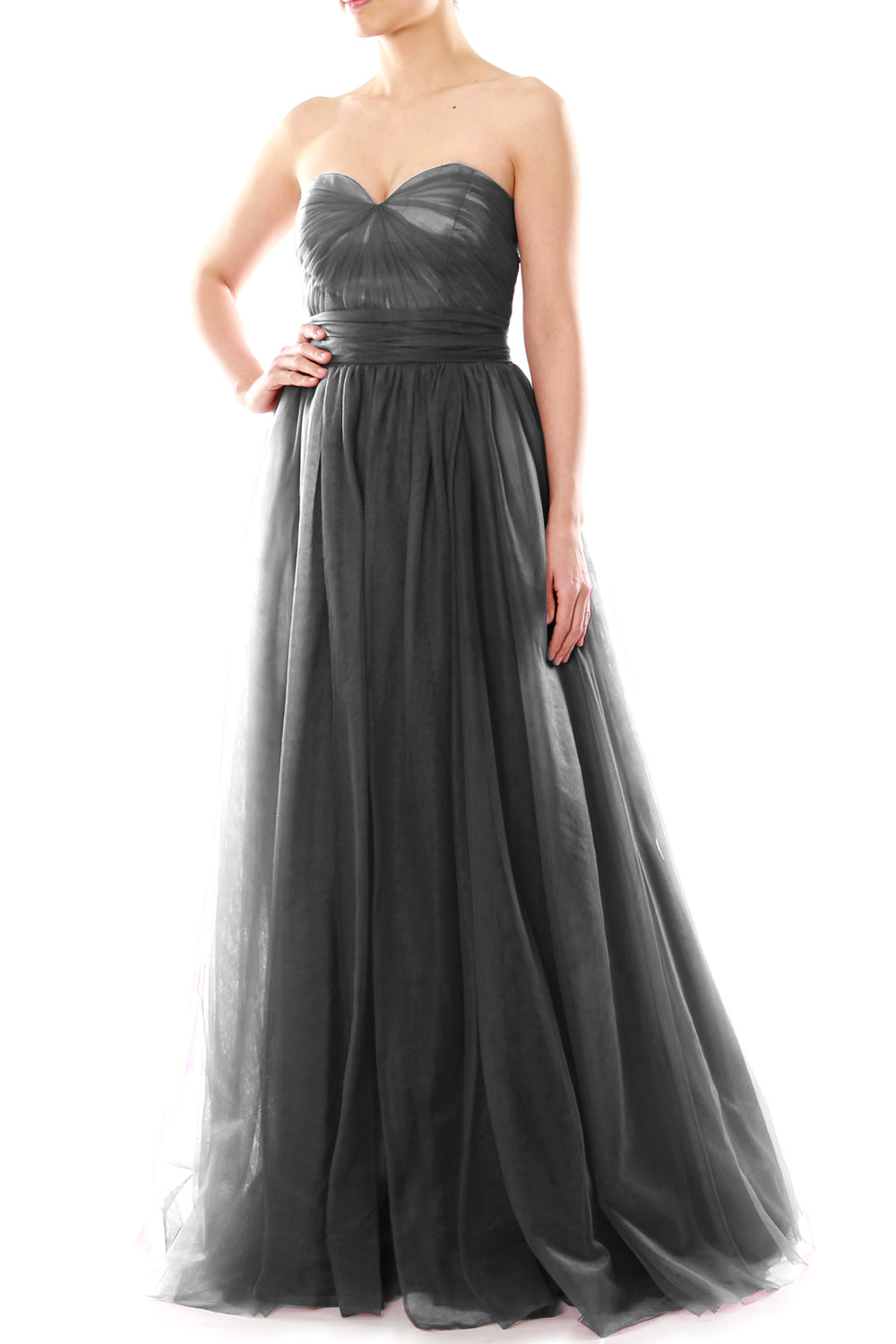 MACloth Damen-Kleid, fließend, wandelbar, lang, für Hochzeit, Party, Brautjungfern
