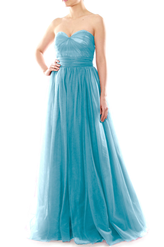 MACloth Damen-Kleid, fließend, wandelbar, lang, für Hochzeit, Party, Brautjungfern