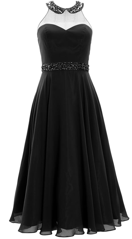 MACloth Women 2019 Beaded Short Prom Homecoming Cocktail Dress tea length midi