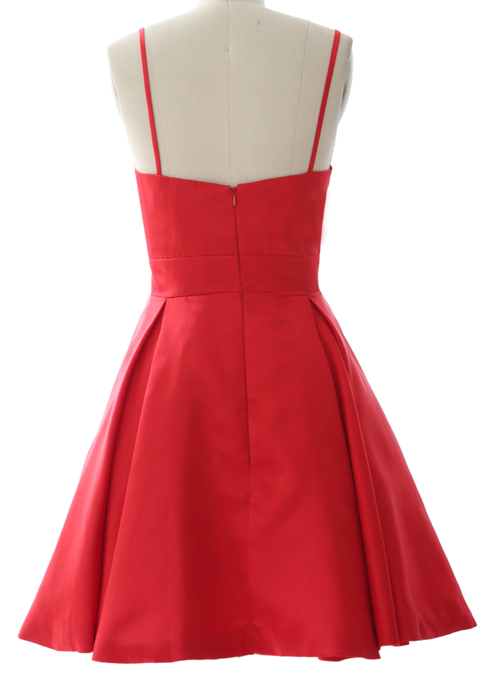 MACloth Mini vestidos de fiesta de graduación con escote en V de satén para invitados de boda