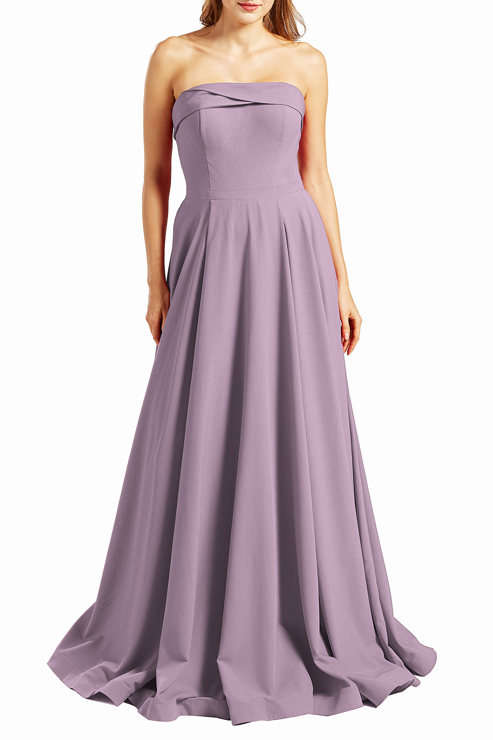 MACloth Vestidos de fiesta para mujer sin tirantes, largos, formales, de noche, estilo militar