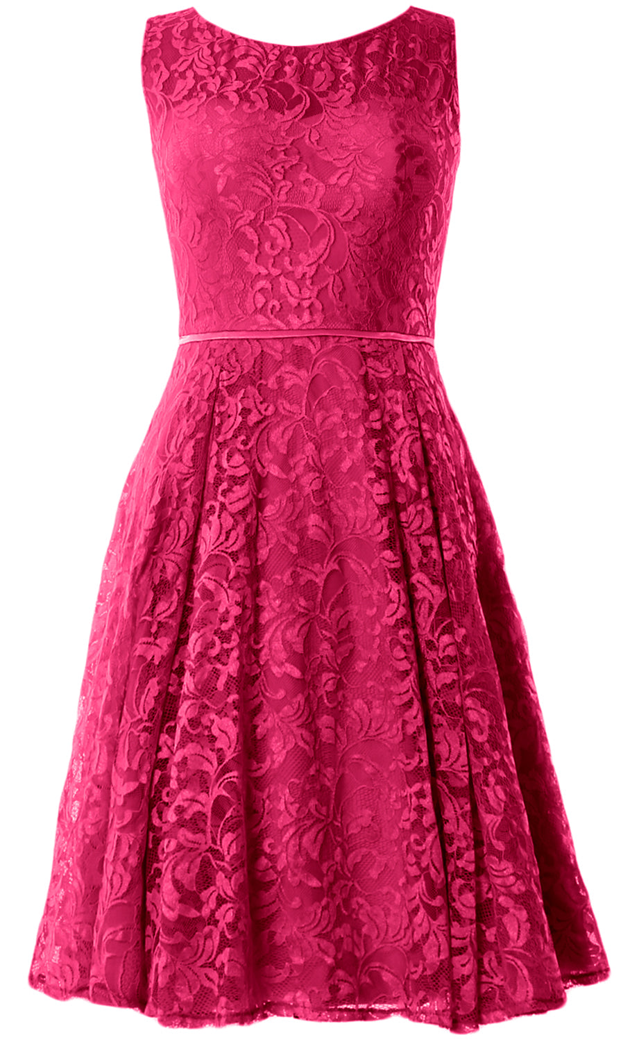 MACloth Damen Cocktailkleid aus Spitze, Vintage, kurz, für Hochzeit, Party, Gast, Mutter