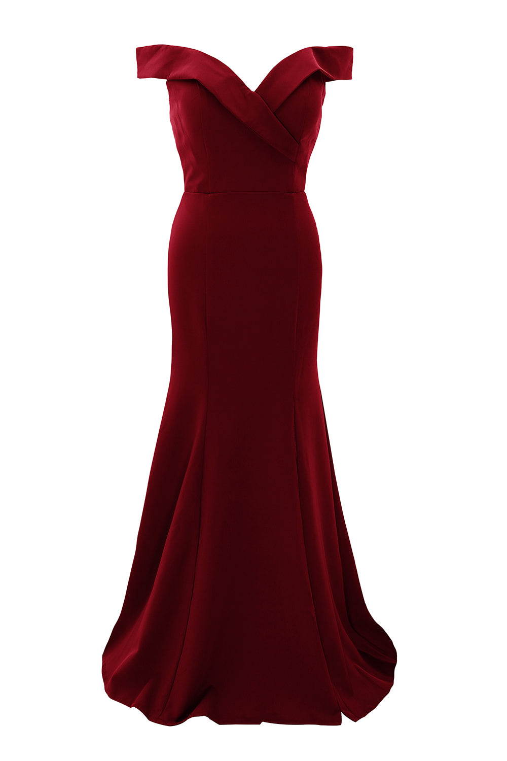 MACloth Vestido largo de sirena con hombros descubiertos para fiesta de boda, vestido formal de graduación para mujer