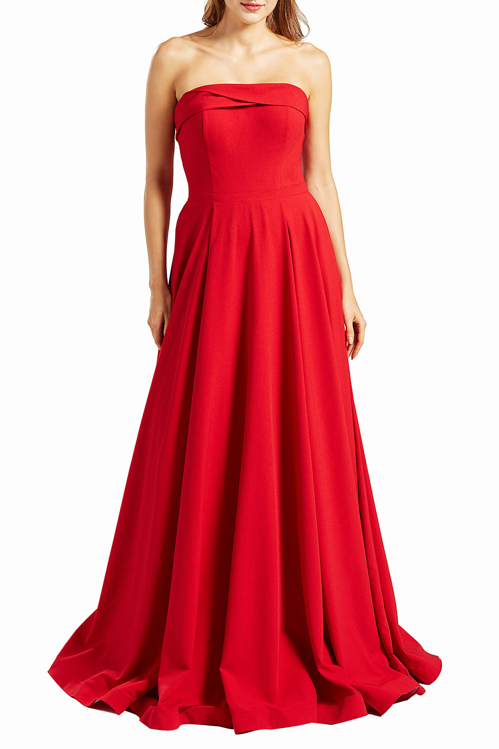 MACloth Vestidos de fiesta para mujer sin tirantes, largos, formales, de noche, estilo militar