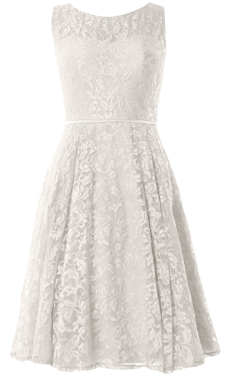 MACloth Damen Cocktailkleid aus Spitze, Vintage, kurz, für Hochzeit, Party, Gast, Mutter