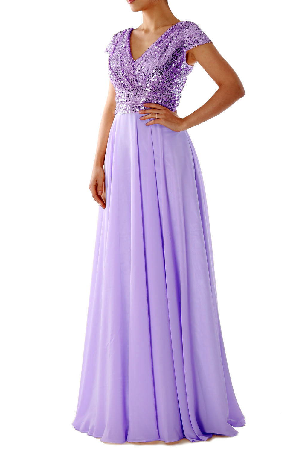 glitter garden cap sleeve dress Glitter Garden Cap Sleeve Slip Dress