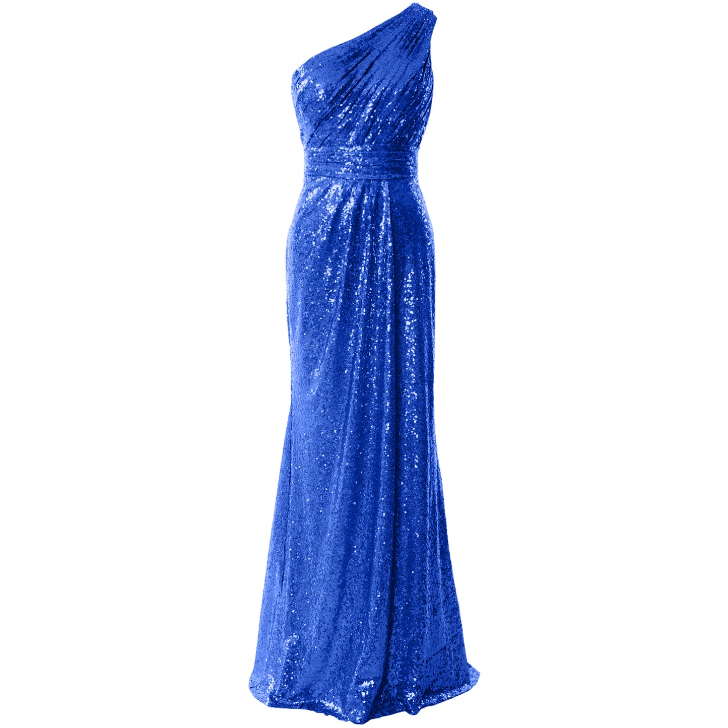 MACloth Women Bridesmaid Dresses One Shoulder Sequin Long Formal Gown MACloth Women Bridesmaid Dresses One Shoulder Sequin Long Formal Gown