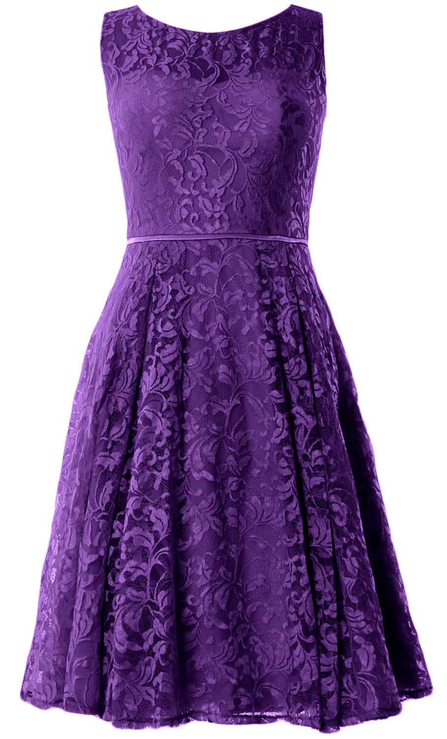 MACloth Damen Cocktailkleid aus Spitze, Vintage, kurz, für Hochzeit, Party, Gast, Mutter