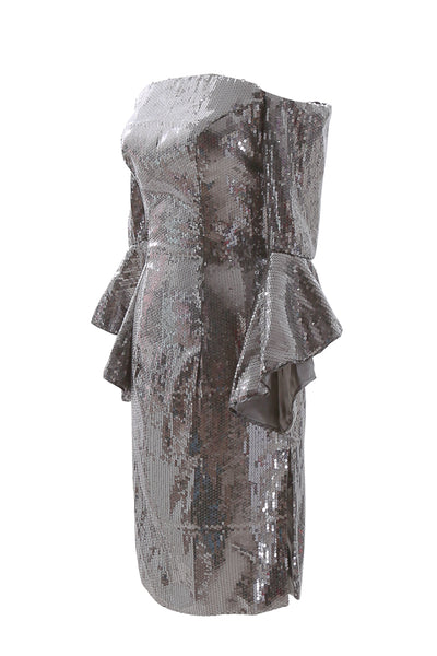 MACloth Bell Sleeve Short Off Shoulder Homecoming Cocktail Dresses for Women