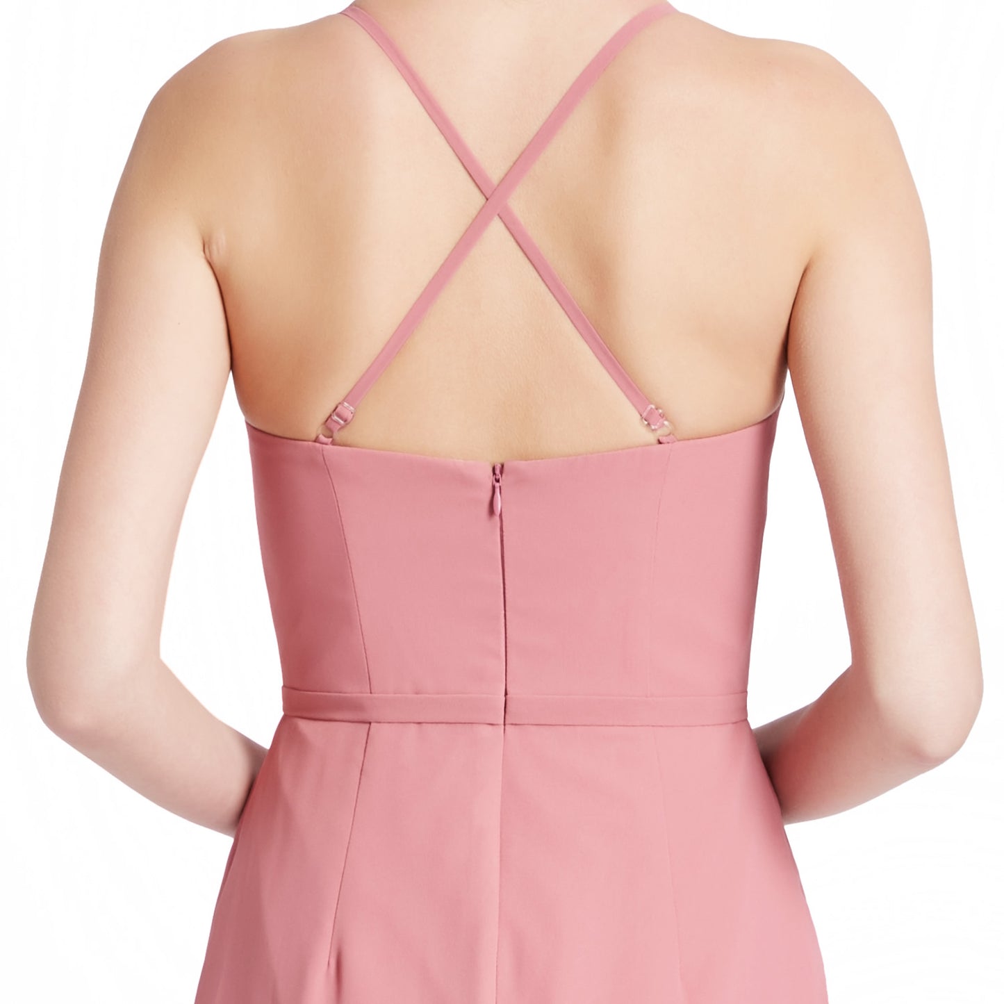 MACloth Damen Hi Lo Sweetheart Wickelkleid Casual Party Cocktailkleid Halbformell